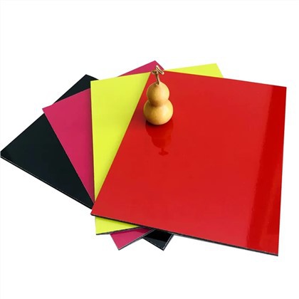 Panell compost d'alumini de color pur d'alt brillantor per a armaris de cuina
